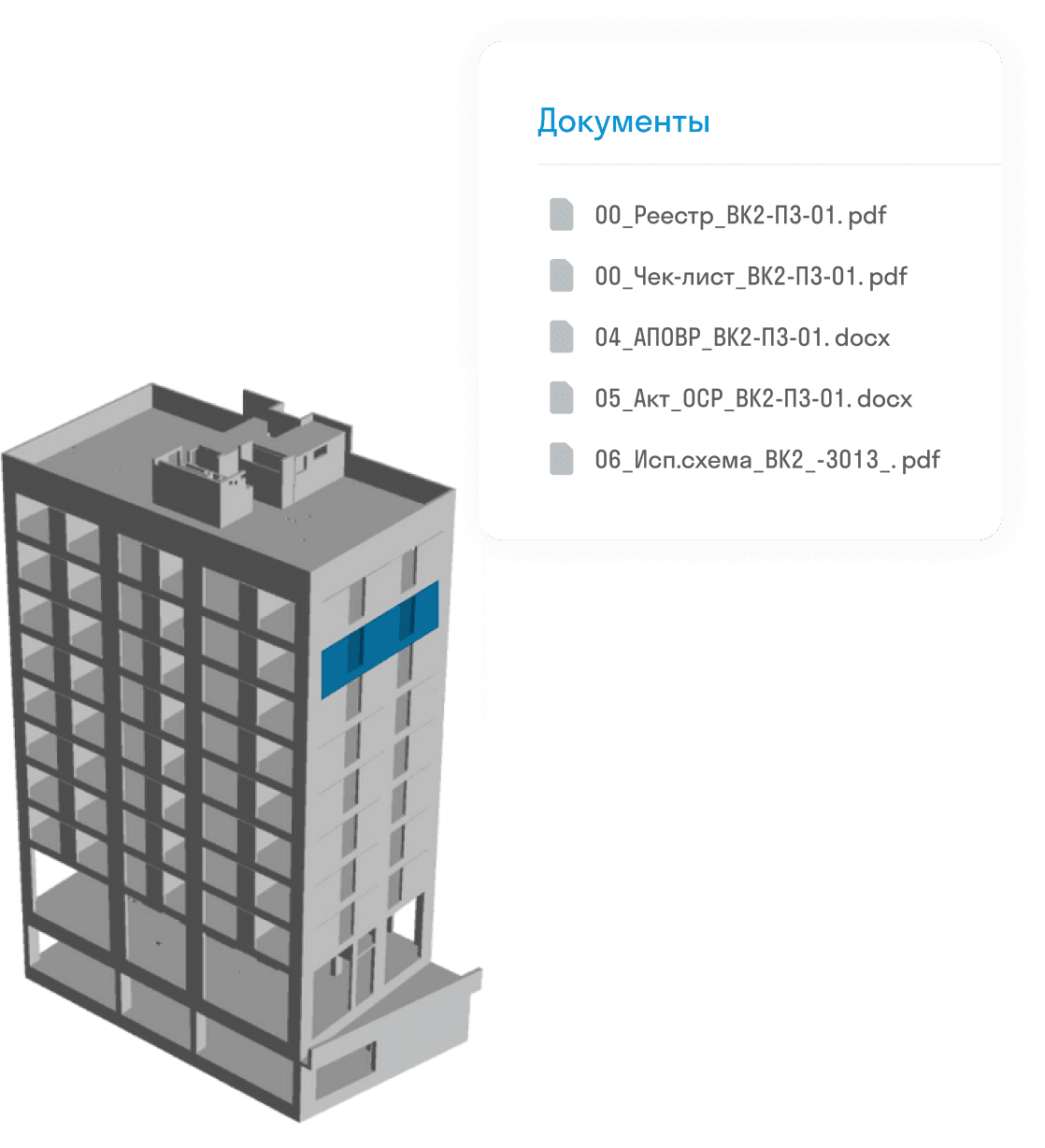 Связь документов с элементами BIM-модели