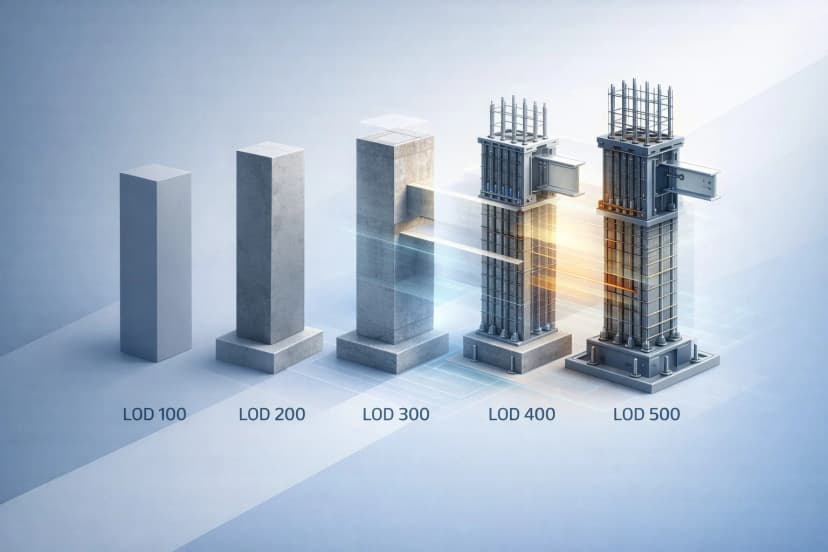 Детализация BIM-модели LOD